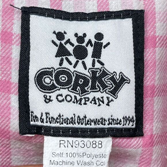 Corky & Company Toddler Girl’s Tan Plush Faux Fur Snap Front Hooded Coat 4T - Picture 10 of 13